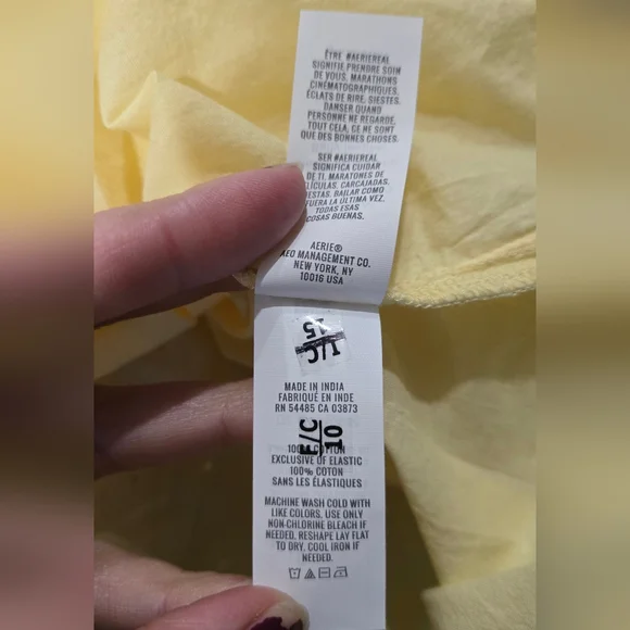 Nwt Aerie Yellow Ruffle Maxi Dress Size Small - Picture 9 of 11